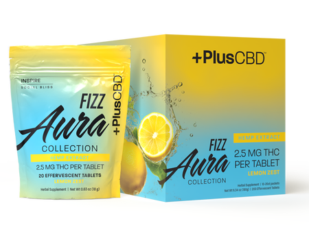 Aura Fizz 2.5mg THC Effervescent Tablets 10 pack