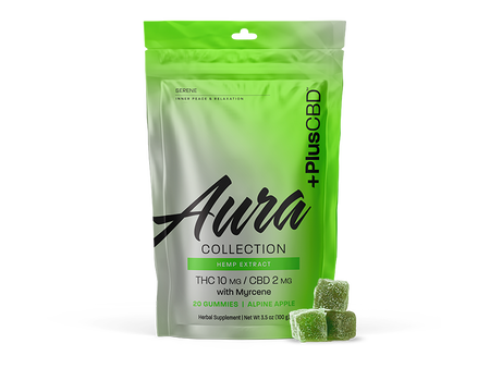 Aura Delta 9 THC Gummies Apple