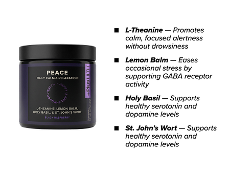 PlusHLTH Peace &ndash; Supplement for calm and relaxation with adaptogenic herbs