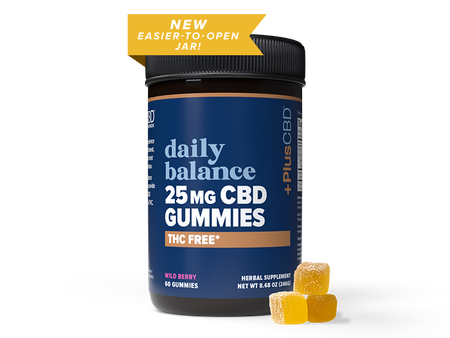 THC-Free CBD Gummies 25mg 60ct Wild Berry