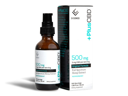 CBD Drops Original Strength, 1.86oz, Peppermint