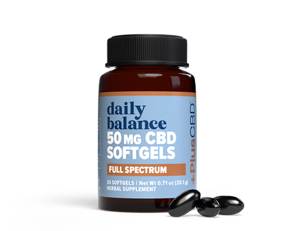 CBD Softgels 50mg 30ct Daily Balance Supplement