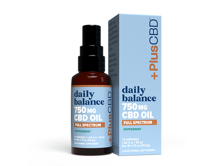 CBD Oil Drops Extra Strength 750mg, 1.86oz, Peppermint