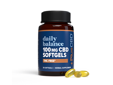 THC Free CBD Softgels 100mg