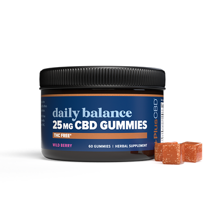 THC-Free CBD Gummies 25mg 60ct Wild Berry