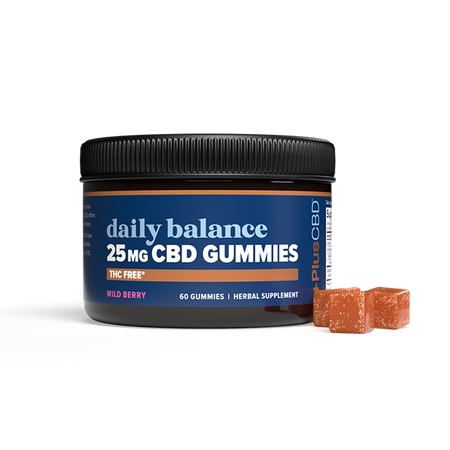 THC-Free CBD Gummies 25mg 60ct Wild Berry