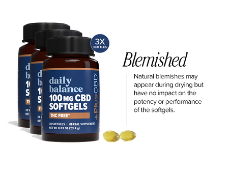 THC-Free Softgels – 100 mg CBD on sale 90 count