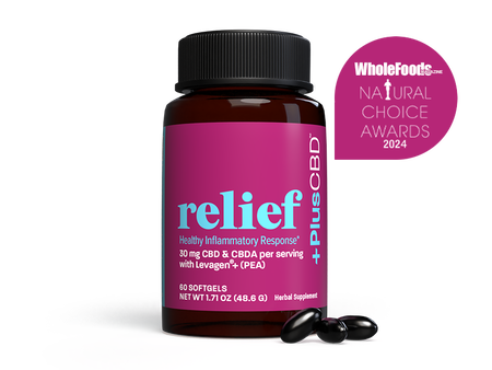 CBD Relief Softgels, 60ct, 15mg
