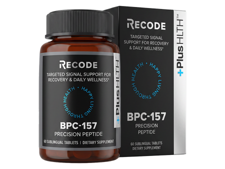 BPC-157 sublingual tablets in a 60 count bottle