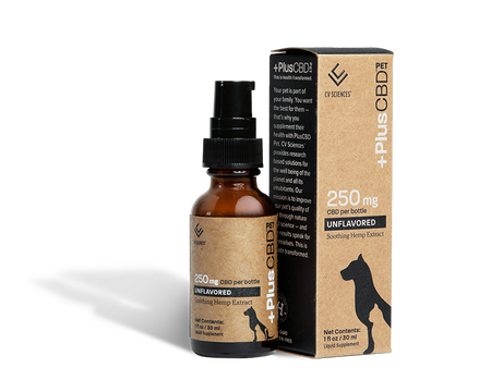 PET CBD OIL 250MG 1OZ UNFLAVORED
