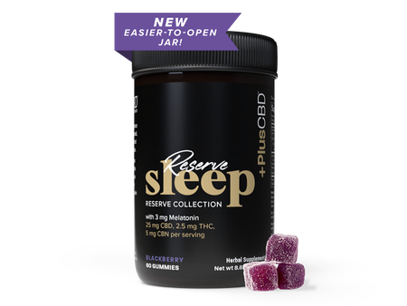 Reserve Collection Sleep Gummies with CBD, THC, CBN, and melatonin 60 count