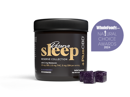 Reserve Collection Sleep Gummies with CBD, THC, CBN, and melatonin 30 count