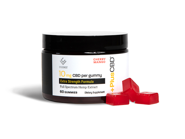 CBD Gummies 600 mg (60CT 10 mg each) - Pure Hemp | +PlusCBD