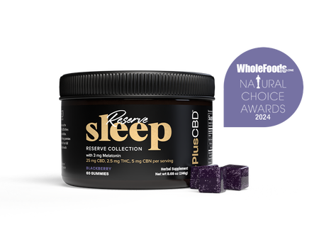 Reserve Collection Sleep Gummies with CBD, THC, CBN, and melatonin 60 count