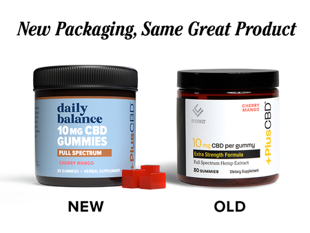 New Packaging CBD Gummies Extra Strength, 30 count, Cherry Mango