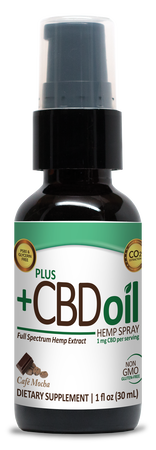 PlusCBD Total Plant Complex Spray Café Mocha 100mg