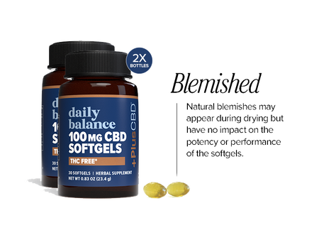THC-Free Softgels – 100 mg CBD on sale 60 count