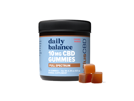 CBD Gummies 10mg 30 count, Cherry Mango