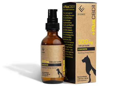CBD oil for dogs and cats, 1.86oz, 500mg, Chicken