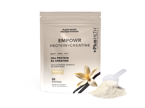Plant-Based Protein with Creatine and Probiotics