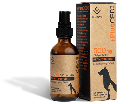 PET CBD OIL 500MG PEANUT BUTTER