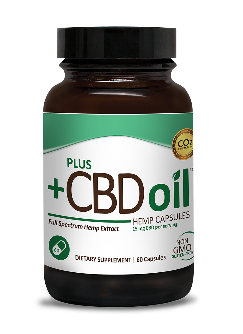 CBD Capsules Full Spectrum Hemp CBD Capsules PlusCBD